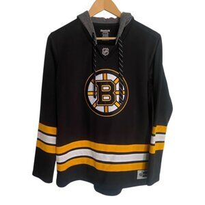 Reebok Boston Bruins Face Off Collection Hockey Hoodie Large